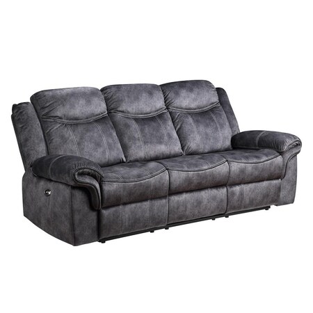 Global Furniture Usa Transitional Domino U2200 Domino Granite Power Reclining Sofa 3297